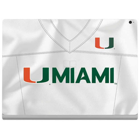 University of Miami White Jersey Surface Book 2 15in Skin